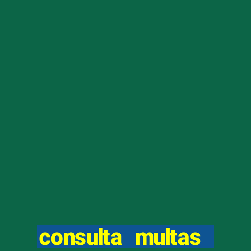 consulta multas detran mg